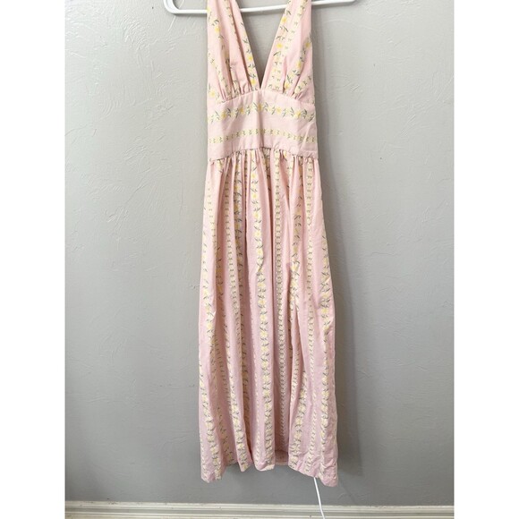 Vintage 90s Y2K Maxi Slip Dress 12 Fairy Grunge Whimsigoth Dainty Witchy Boho - Picture 3 of 12